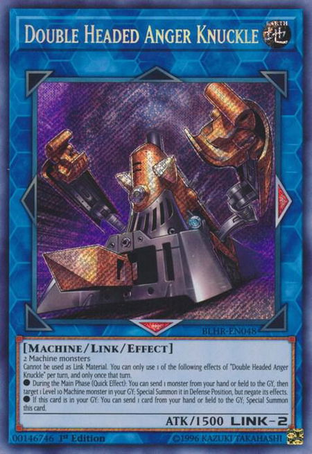 Double Headed Anger Knuckle - Battles of Legend: Hero's Revenge YuGiOh trading card