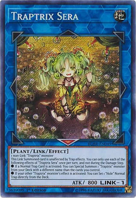 Traptrix Sera trading card from Battles of Legend: Hero's Revenge Traptrix Sera - Battles of Legend: Hero's Revenge YuGiOh trading card
