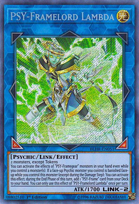 PSY-Framelord Lambda - Battles of Legend: Hero's Revenge YuGiOh trading card