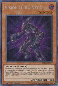 Vision HERO Vyon - Battles of Legend: Hero's Revenge (BLHR) #BLHR-EN059 - Secret Rare YuGiOh Trading Card