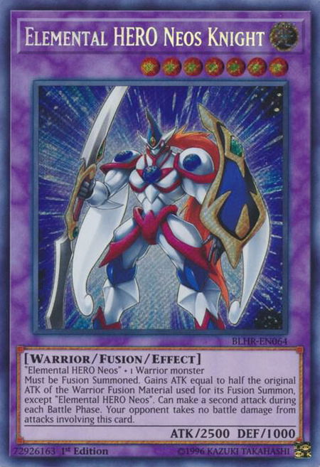 Elemental HERO Neos Knight - Battles of Legend: Hero's Revenge YuGiOh trading card