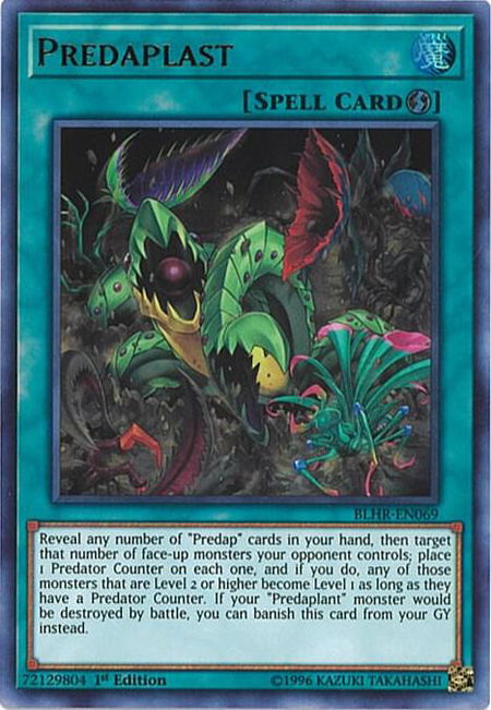 Predaplast - Battles of Legend: Hero's Revenge YuGiOh trading card