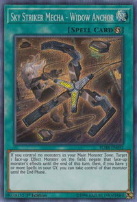 Sky Striker Mecha - Widow Anchor - Battles of Legend: Hero's Revenge (BLHR) #BLHR-EN092 - Secret Rare YuGiOh Trading Card