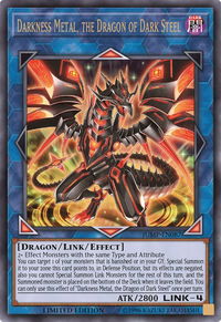 Darkness Metal, the Dragon of Dark Steel - Shonen Jump Magazine Promos (SJMP) #JUMP-EN087 - Ultra Rare YuGiOh Trading Card
