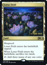 Lotus Field - Prerelease Cards (PRE) #249s - Rare Magic: The Gathering Trading Card