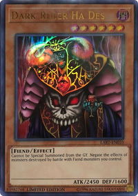 Dark Ruler Ha Des - The Lost Art Promotion (LART) #LART-EN010 - Ultra Rare YuGiOh Trading Card