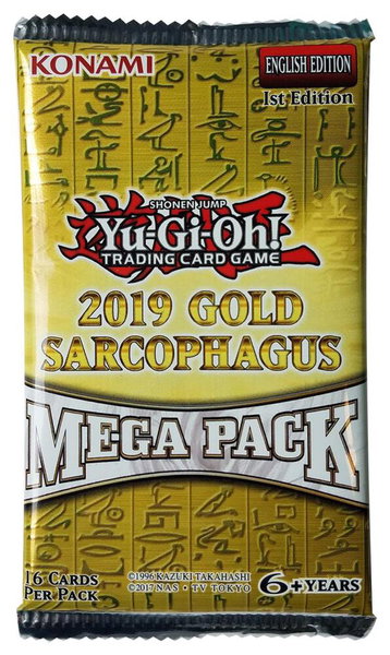 2019 Mega-Tins Mega Pack trading card from 2019 Gold Sarcophagus Tin Mega Pack 2019 Mega-Tins Mega Pack - 2019 Gold Sarcophagus Tin Mega Pack YuGiOh trading card