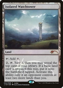 Isolated Watchtower - Judge Promos (JDG) #4 - Promo Magic: The Gathering Trading Card