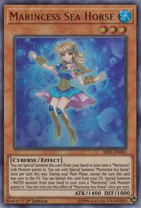 Marincess Sea Horse - Rising Rampage (RIRA) #RIRA-EN003 - Ultra Rare YuGiOh Trading Card