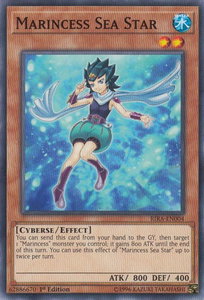 Marincess Sea Star - Rising Rampage (RIRA) #RIRA-EN004 - Common / Short Print YuGiOh Trading Card