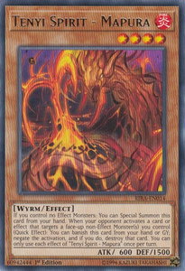 Tenyi Spirit - Mapura - Rising Rampage (RIRA) #RIRA-EN014 - Rare YuGiOh Trading Card