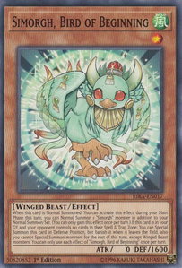 Simorgh, Bird of Beginning - Rising Rampage (RIRA) #RIRA-EN017 - Common / Short Print YuGiOh Trading Card