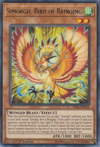 Simorgh, Bird of Bringing - Rising Rampage (RIRA) #RIRA-EN018 - Rare YuGiOh Trading Card