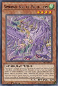 Simorgh, Bird of Protection - Rising Rampage (RIRA) #RIRA-EN020 - Common / Short Print YuGiOh Trading Card