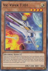 Vic Viper T301 - Rising Rampage (RIRA) #RIRA-EN024 - Rare YuGiOh Trading Card