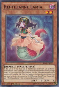 Reptilianne Lamia - Rising Rampage (RIRA) #RIRA-EN025 - Common / Short Print YuGiOh Trading Card