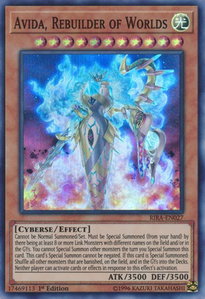 Avida, Rebuilder of Worlds - Rising Rampage (RIRA) #RIRA-EN027 - Super Rare YuGiOh Trading Card