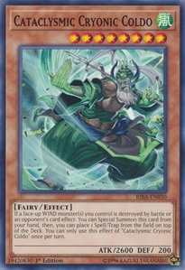 Cataclysmic Cryonic Coldo - Rising Rampage (RIRA) #RIRA-EN030 - Common / Short Print YuGiOh Trading Card