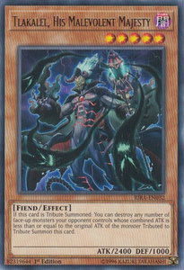 Tlakalel, His Malevolent Majesty - Rising Rampage (RIRA) #RIRA-EN032 - Rare YuGiOh Trading Card