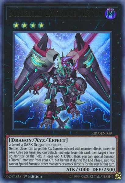 Borreload eXcharge Dragon trading card from Rising Rampage Borreload eXcharge Dragon - Rising Rampage YuGiOh trading card