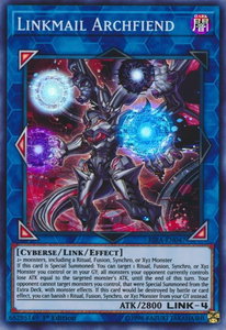 Linkmail Archfiend - Rising Rampage (RIRA) #RIRA-EN047 - Super Rare YuGiOh Trading Card