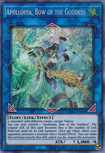 Apollousa, Bow of the Goddess - Rising Rampage (RIRA) #RIRA-EN048 - Secret Rare YuGiOh Trading Card