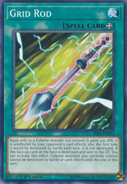 Grid Rod - Rising Rampage YuGiOh trading card