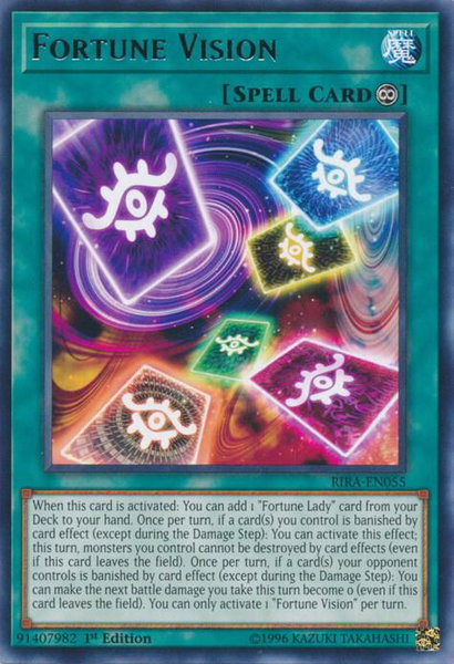 Fortune Vision - Rising Rampage YuGiOh trading card