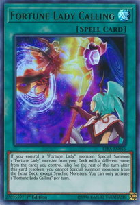 Fortune Lady Calling - Rising Rampage (RIRA) #RIRA-EN056 - Ultra Rare YuGiOh Trading Card