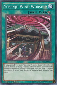 Yosenju Wind Worship - Rising Rampage (RIRA) #RIRA-EN057 - Common / Short Print YuGiOh Trading Card