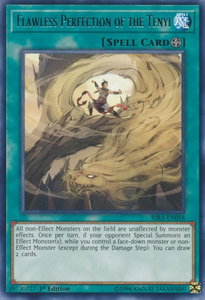 Flawless Perfection of the Tenyi - Rising Rampage (RIRA) #RIRA-EN058 - Rare YuGiOh Trading Card