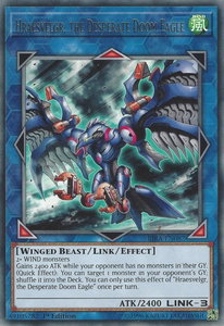 Hraesvelgr, the Desperate Doom Eagle - Rising Rampage (RIRA) #RIRA-EN082 - Rare YuGiOh Trading Card