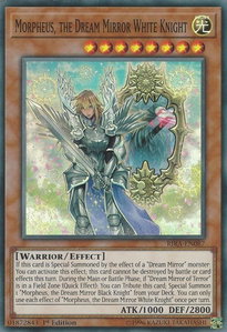 Morpheus, the Dream Mirror White Knight - Rising Rampage (RIRA) #RIRA-EN087 - Super Rare YuGiOh Trading Card