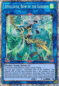 Apollousa, Bow of the Goddess (Starlight Rare) - Rising Rampage (RIRA) #RIRA-EN048 - Starlight Rare YuGiOh Trading Card