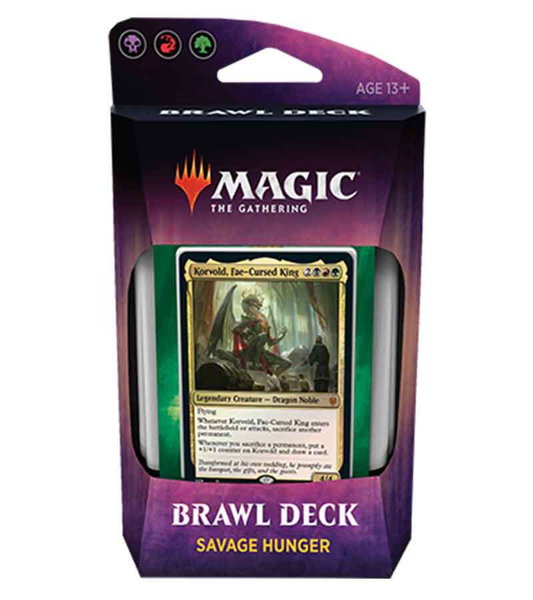 Throne of Eldraine - Brawl Deck "Savage Hunger" trading card from Throne of Eldraine Throne of Eldraine - Brawl Deck "Savage Hunger" - Throne of Eldraine Magic: The Gathering trading card
