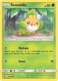 Sewaddle (6) - SM - Unified Minds (SM11) #6/236 - Common Pokémon Trading Card