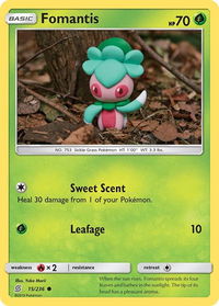 Fomantis - SM - Unified Minds (SM11) #15/236 - Common Pokémon Trading Card