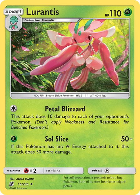 Lurantis - SM - Unified Minds Pokémon trading card