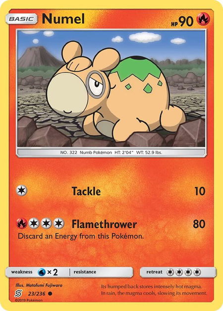 Numel - SM - Unified Minds Pokémon trading card