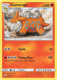 Camerupt - SM - Unified Minds (SM11) #24/236 - Rare Pokémon Trading Card