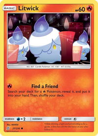 Litwick (27) - SM - Unified Minds (SM11) #27/236 - Common Pokémon Trading Card