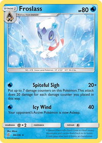 Froslass - SM - Unified Minds (SM11) #38/236 - Holo Rare Pokémon Trading Card