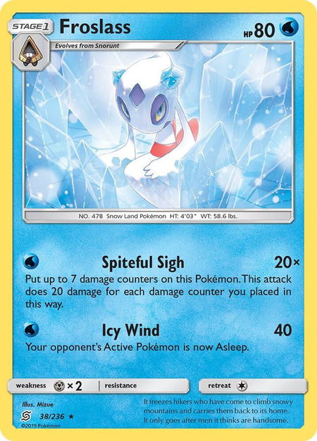Froslass - SM - Unified Minds Pokémon trading card