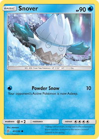 Snover - SM - Unified Minds (SM11) #41/236 - Common Pokémon Trading Card