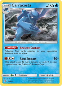 Carracosta - SM - Unified Minds (SM11) #45/236 - Uncommon Pokémon Trading Card
