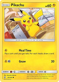 Pikachu (55) - SM - Unified Minds (SM11) #55/236 - Common Pokémon Trading Card