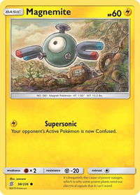Magnemite - SM - Unified Minds (SM11) #58/236 - Common Pokémon Trading Card