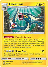 Eelektross - SM - Unified Minds (SM11) #66/236 - Holo Rare Pokémon Trading Card