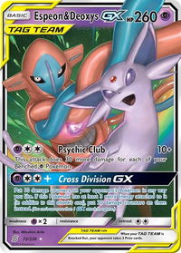 Espeon & Deoxys GX - SM - Unified Minds (SM11) #72/236 - Ultra Rare Pokémon Trading Card