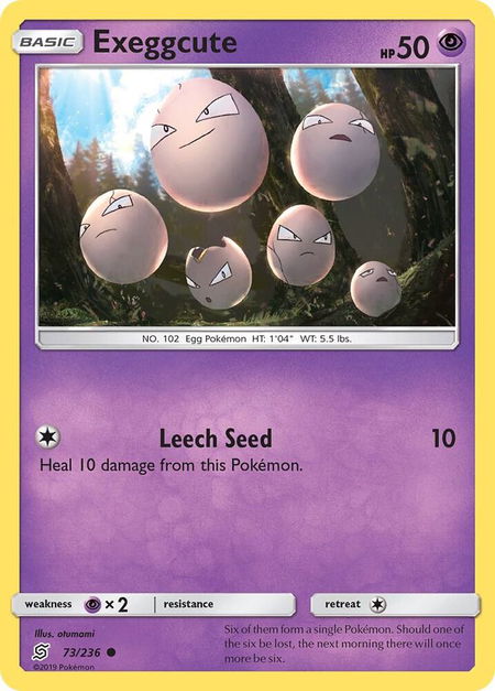 Exeggcute - SM - Unified Minds Pokémon trading card